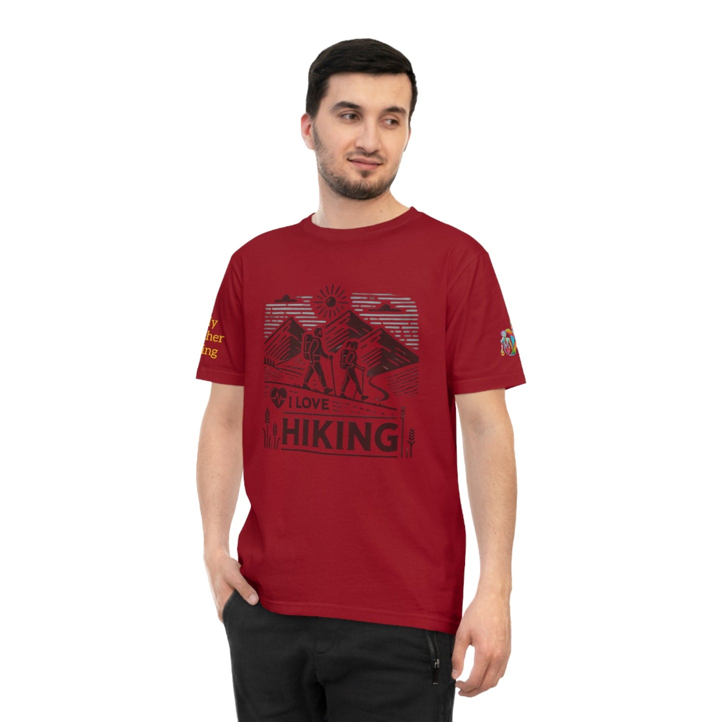 'I Love Hiking' (MHB EDITION)_100% Organic Cotton T-Shirt - My Higher Being