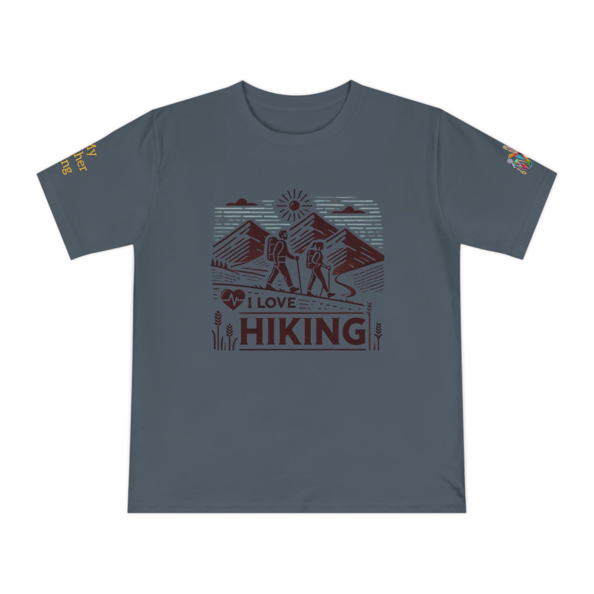 'I Love Hiking' (MHB EDITION)_100% Organic Cotton T-Shirt - My Higher Being