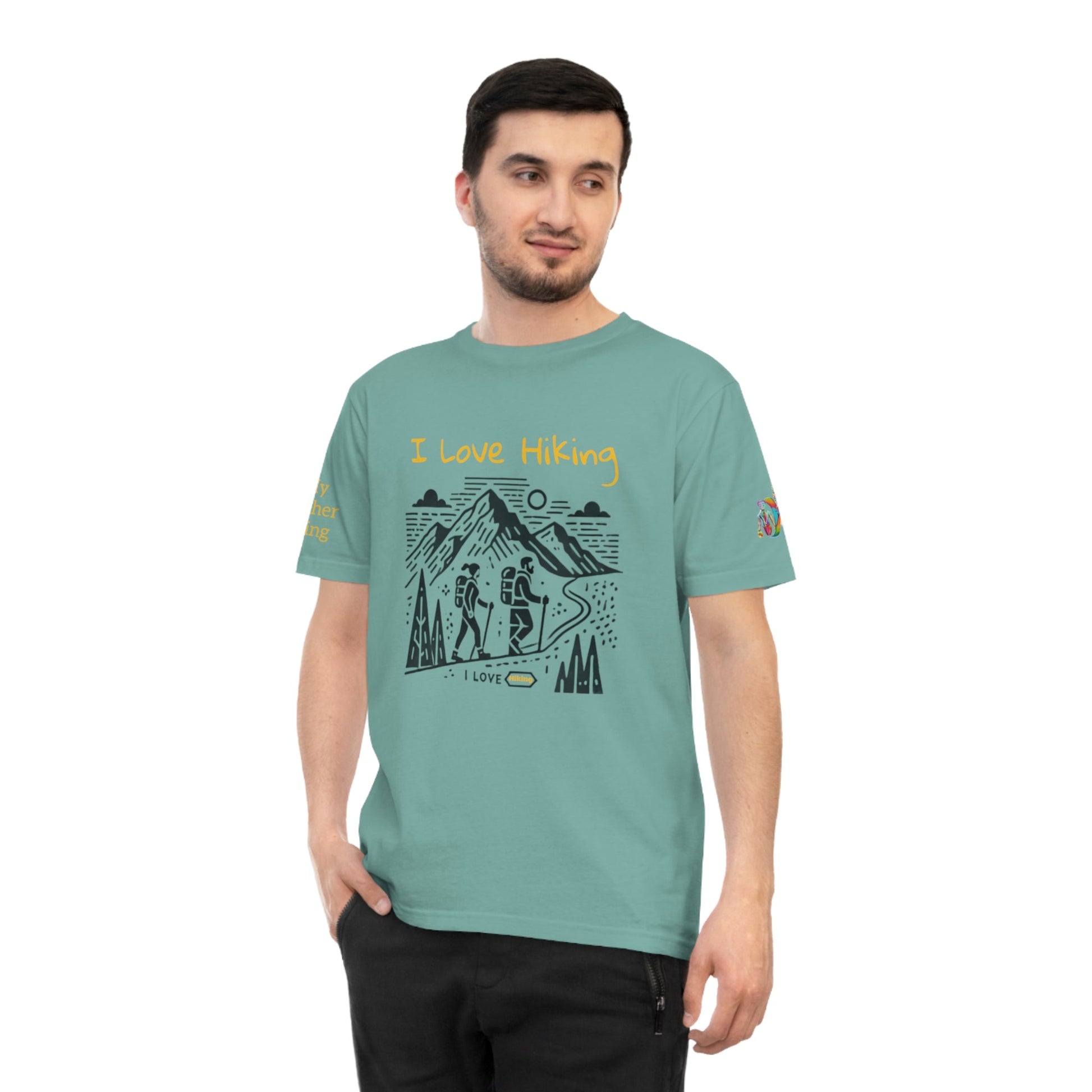 'I Love Hiking' (MHB EDITION)_100% Organic Cotton T-Shirt - My Higher Being