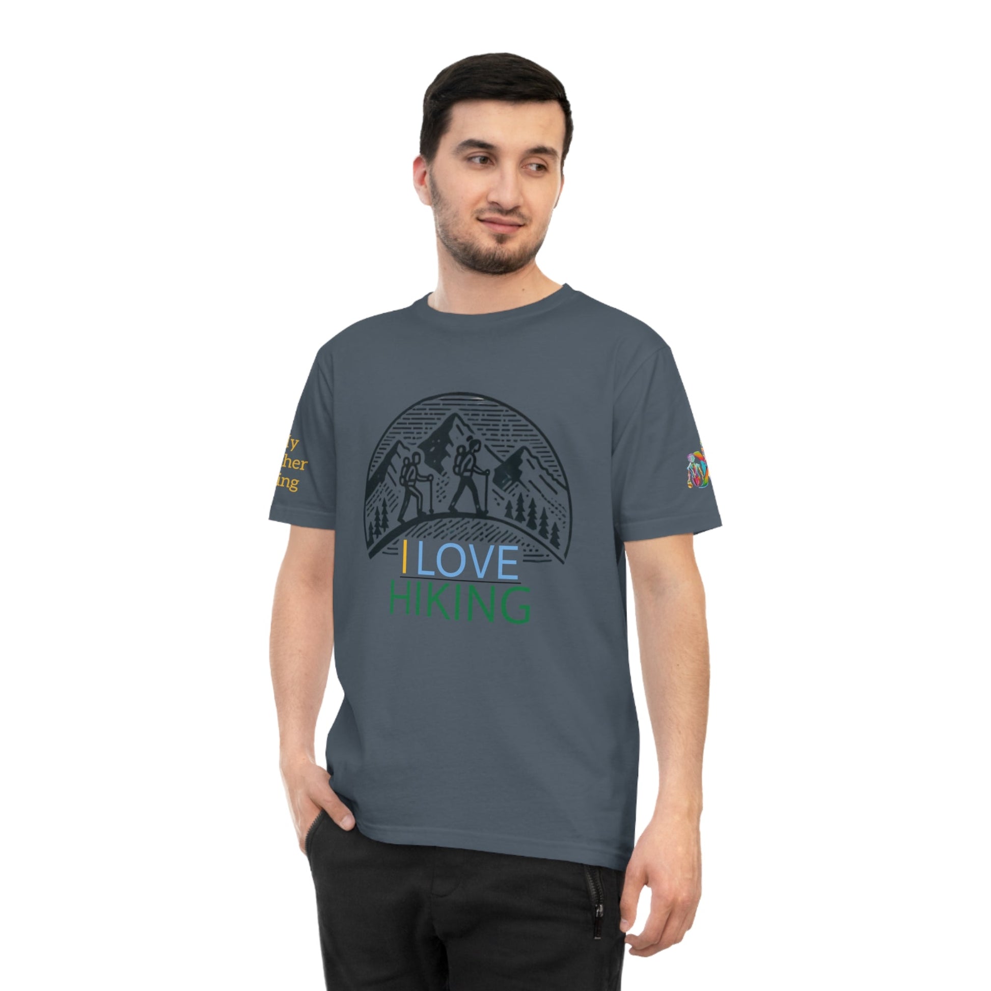 'I Love Hiking' (MHB EDITION)_100% Organic Cotton T-Shirt - My Higher Being