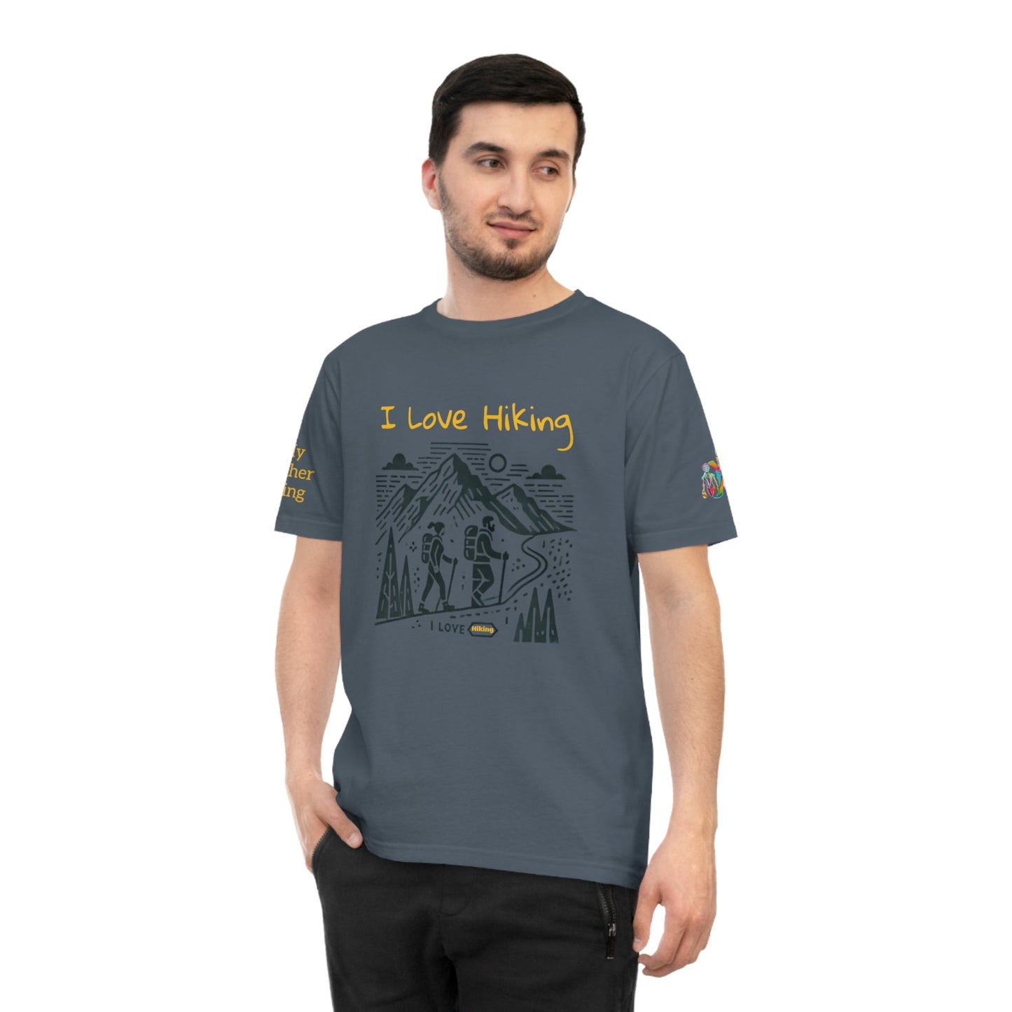 'I Love Hiking' (MHB EDITION)_100% Organic Cotton T-Shirt - My Higher Being