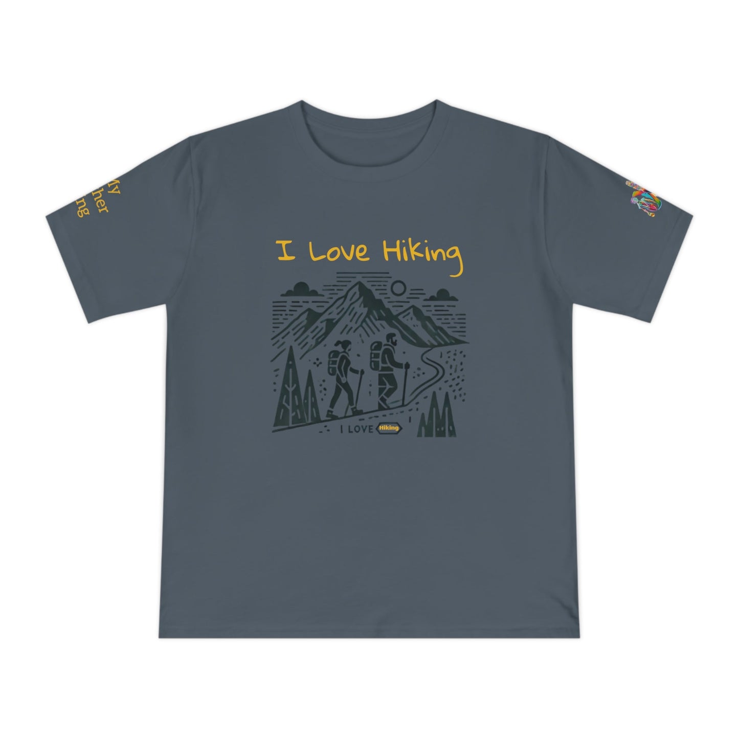 'I Love Hiking' (MHB EDITION)_100% Organic Cotton T-Shirt - My Higher Being