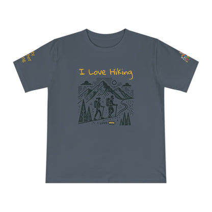 'I Love Hiking' (MHB EDITION)_100% Organic Cotton T-Shirt - My Higher Being