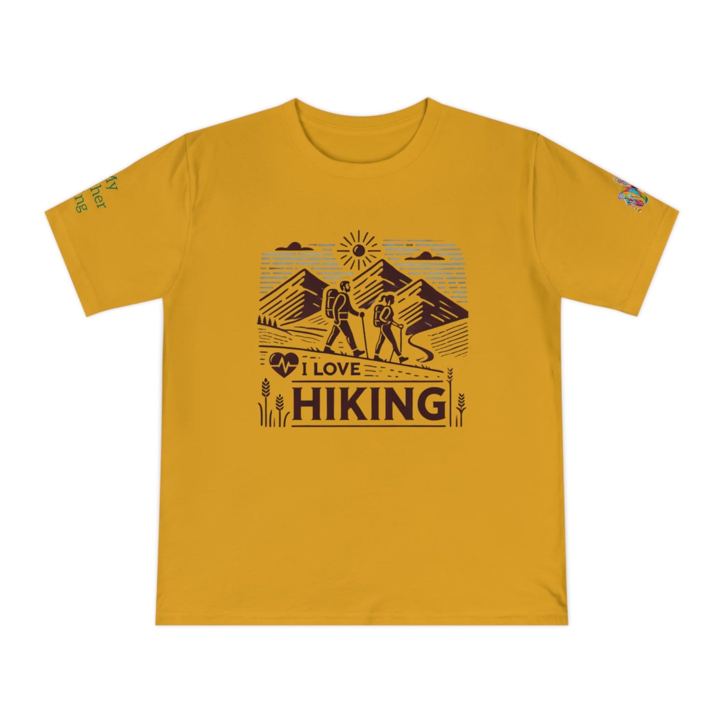 'I Love Hiking' (MHB EDITION)_100% Organic Cotton T-Shirt - My Higher Being