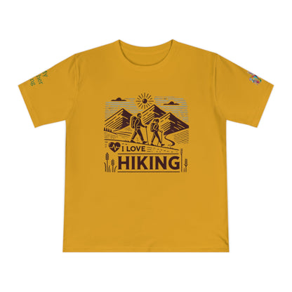 'I Love Hiking' (MHB EDITION)_100% Organic Cotton T-Shirt - My Higher Being