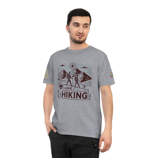 'I Love Hiking' (MHB EDITION)_100% Organic Cotton T-Shirt - My Higher Being