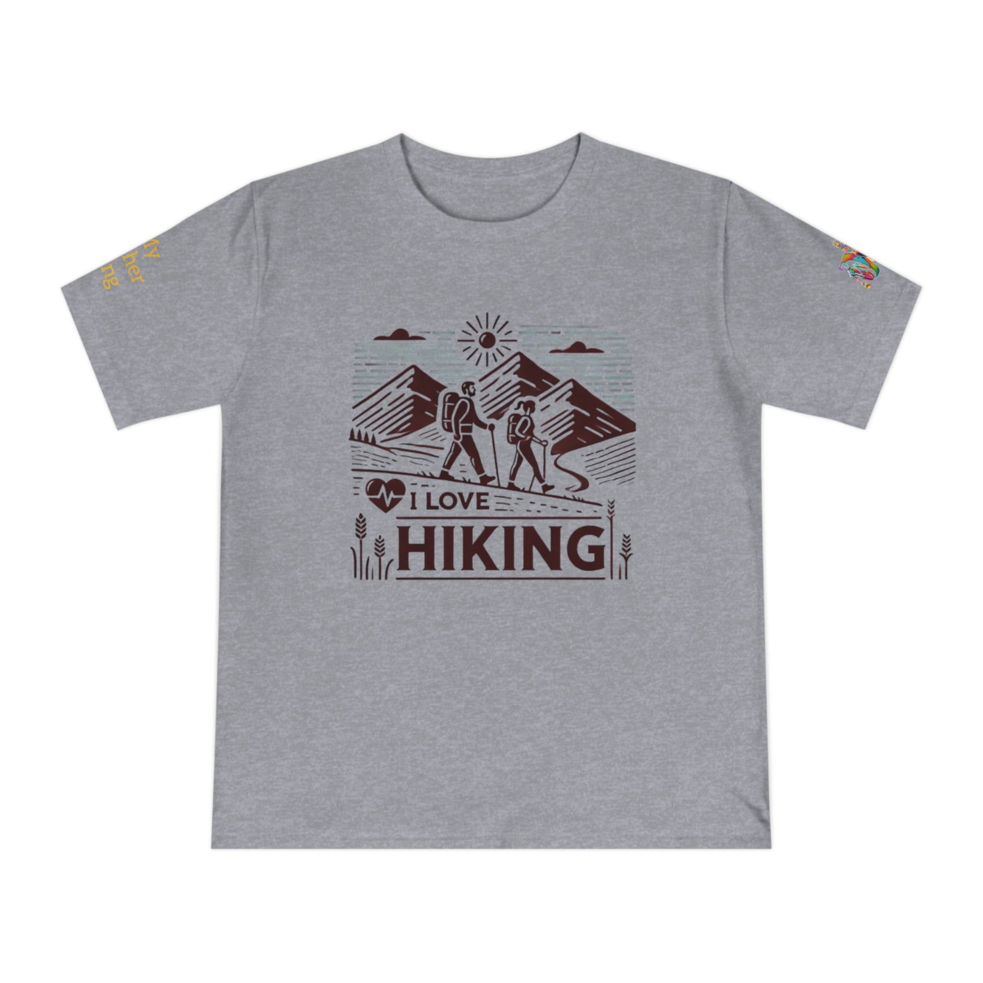 'I Love Hiking' (MHB EDITION)_100% Organic Cotton T-Shirt - My Higher Being