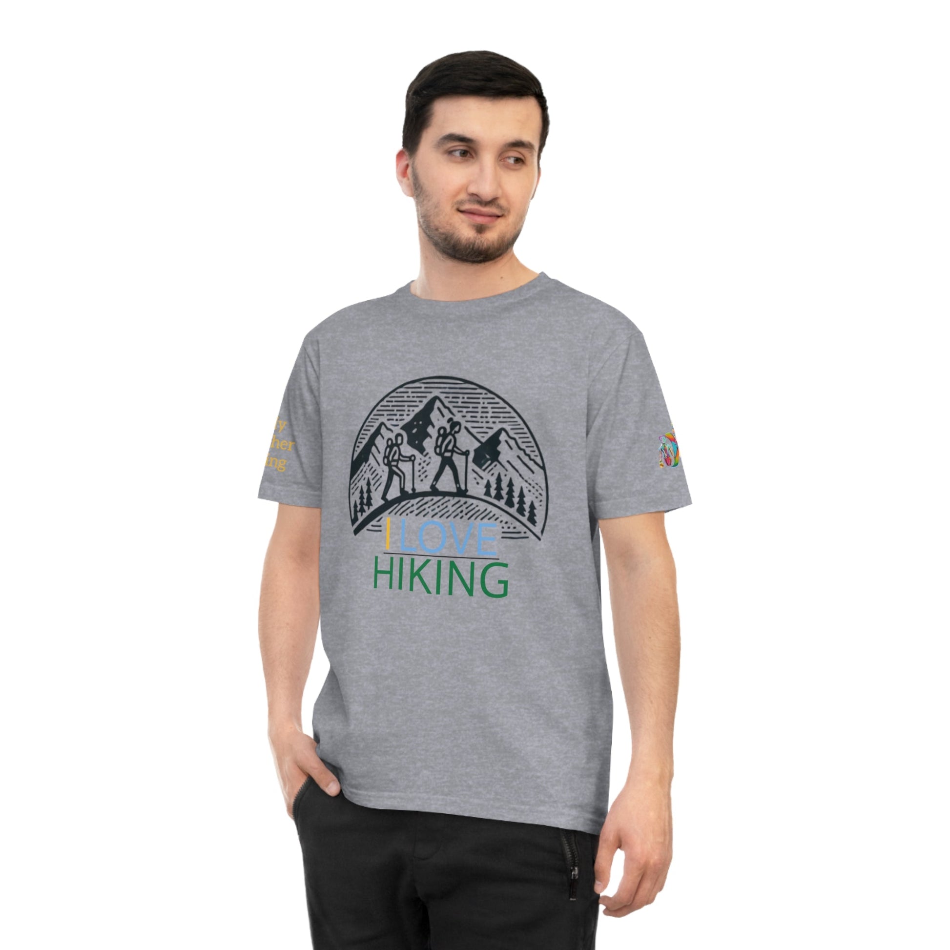 'I Love Hiking' (MHB EDITION)_100% Organic Cotton T-Shirt - My Higher Being