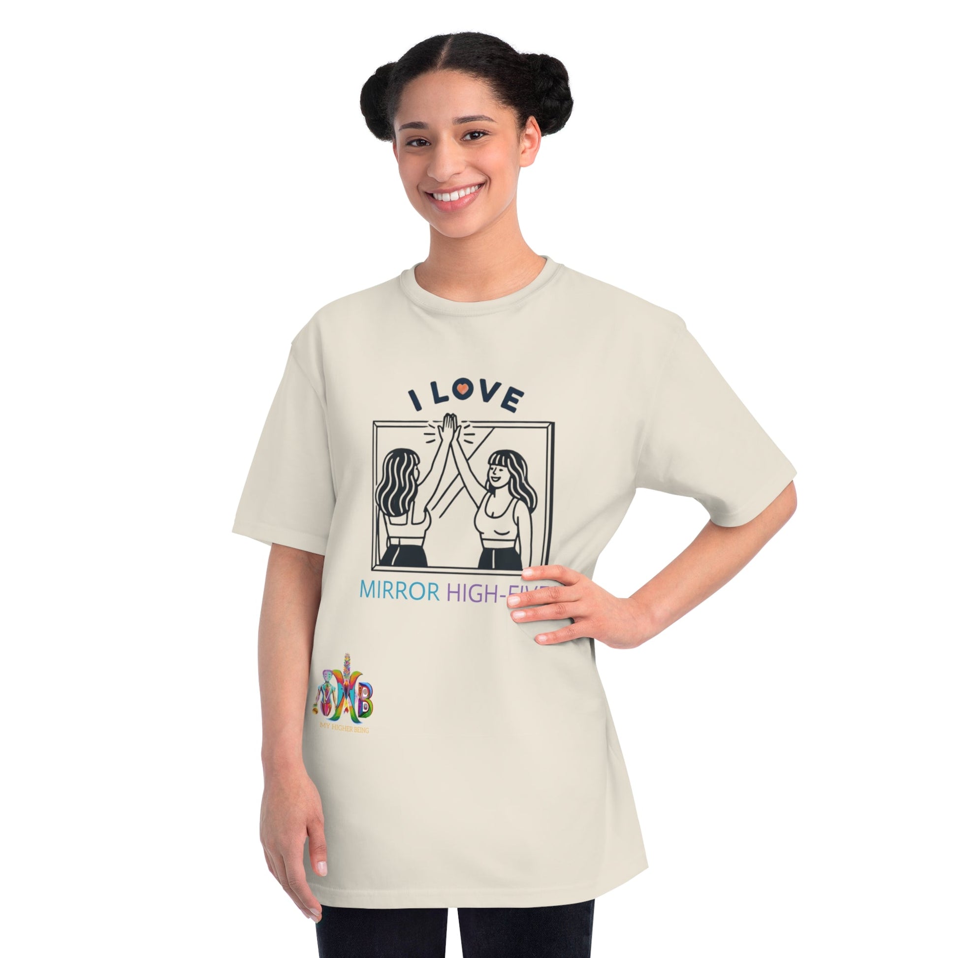 'I Love Mirror High - Fives'_100% Organic Cotton T-Shirt - My Higher Being