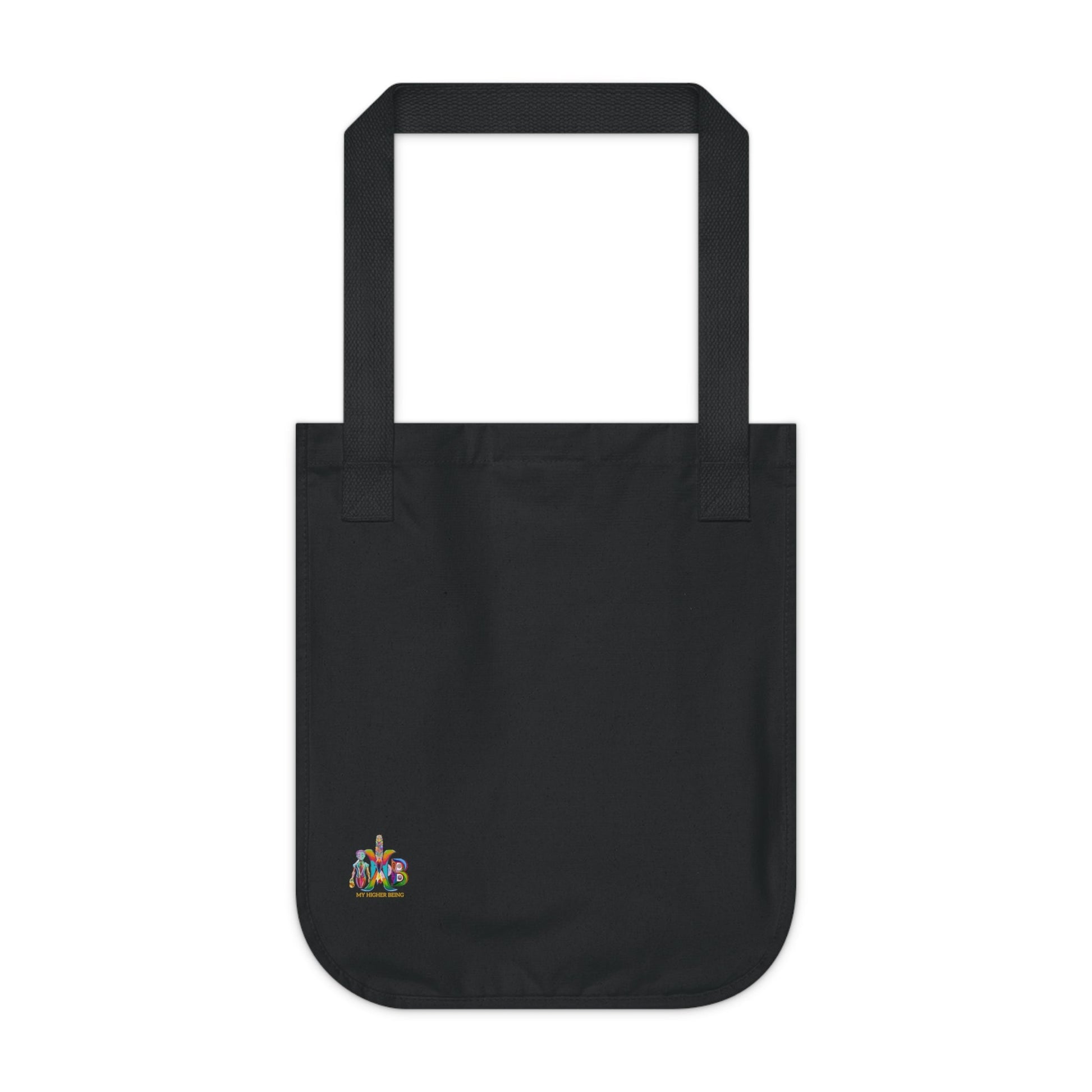 'I Meditate'_100% Organic Cotton Canvas Tote Bag - My Higher Being