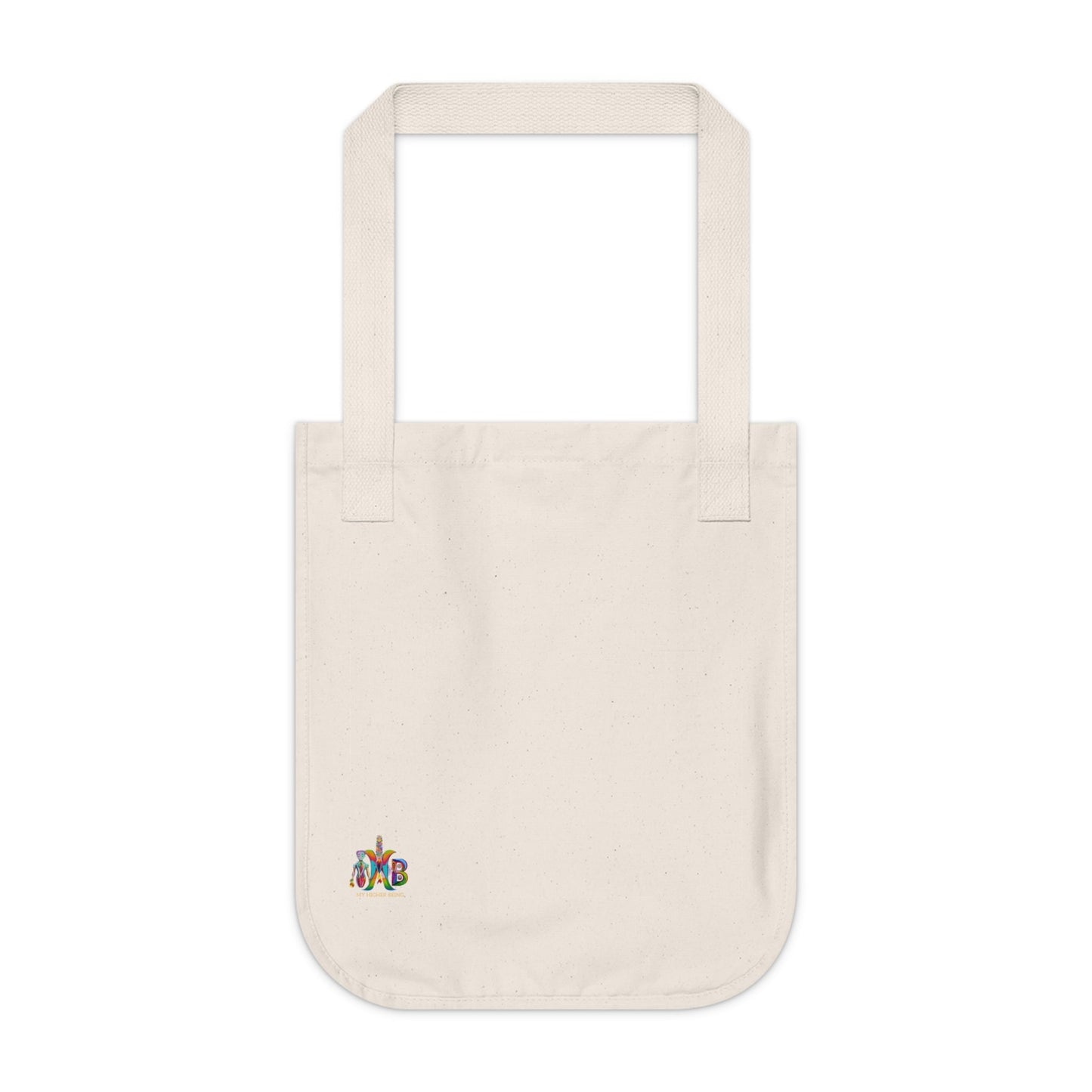 'I Meditate'_100% Organic Cotton Canvas Tote Bag - My Higher Being