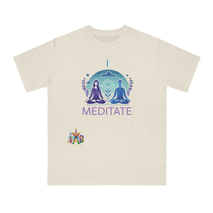 'I Meditate'_100% Organic Cotton T-Shirt - My Higher Being