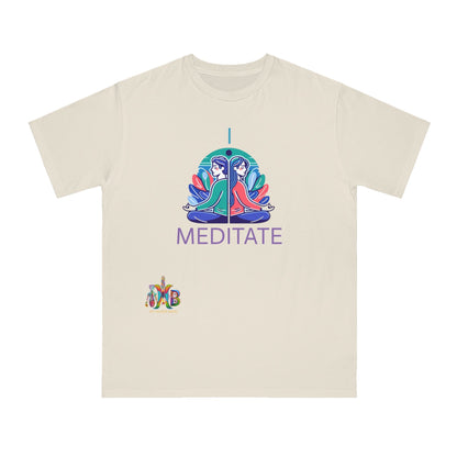 'I Meditate'_100% Organic Cotton T-Shirt - My Higher Being