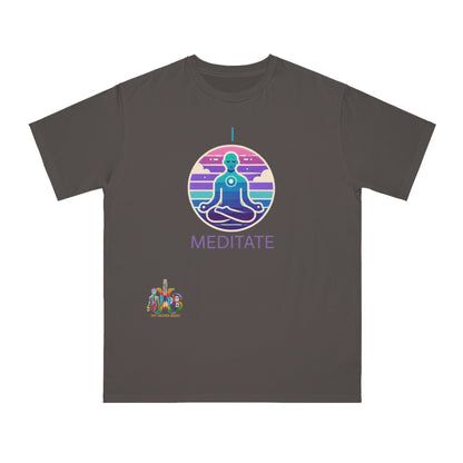 'I Meditate'_100% Organic Cotton T-Shirt - My Higher Being