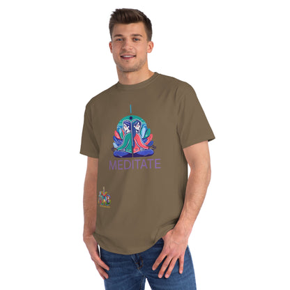 'I Meditate'_100% Organic Cotton T-Shirt - My Higher Being