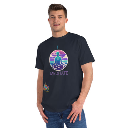 'I Meditate'_100% Organic Cotton T-Shirt - My Higher Being