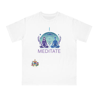 'I Meditate'_100% Organic Cotton T-Shirt - My Higher Being