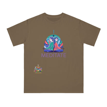 'I Meditate'_100% Organic Cotton T-Shirt - My Higher Being