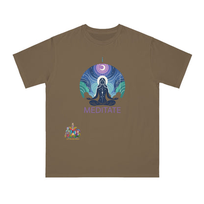 'I Meditate'_100% Organic Cotton T-Shirt - My Higher Being