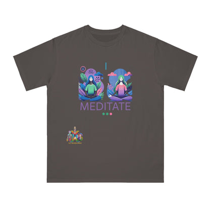 'I Meditate'_100% Organic Cotton T-Shirt - My Higher Being