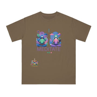 'I Meditate'_100% Organic Cotton T-Shirt - My Higher Being