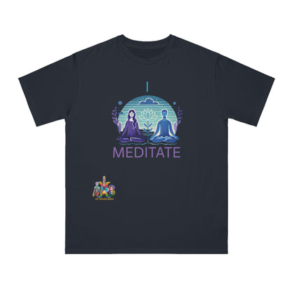 'I Meditate'_100% Organic Cotton T-Shirt - My Higher Being