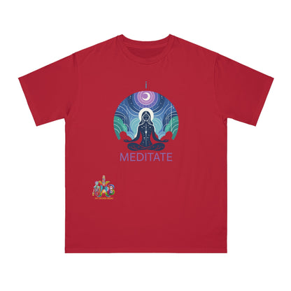 'I Meditate'_100% Organic Cotton T-Shirt - My Higher Being