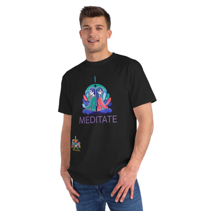 'I Meditate'_100% Organic Cotton T-Shirt - My Higher Being