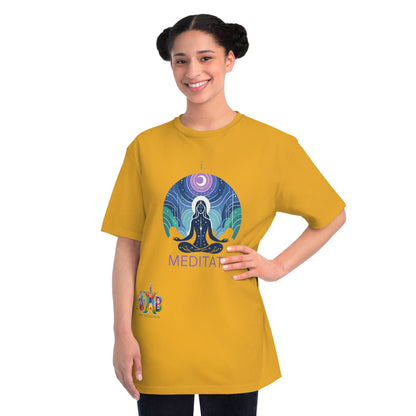 'I Meditate'_100% Organic Cotton T-Shirt - My Higher Being