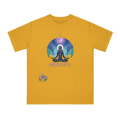 'I Meditate'_100% Organic Cotton T-Shirt - My Higher Being