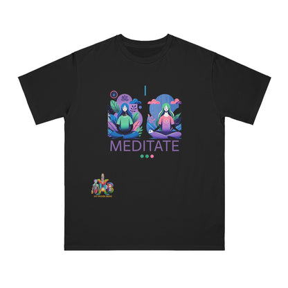 'I Meditate'_100% Organic Cotton T-Shirt - My Higher Being