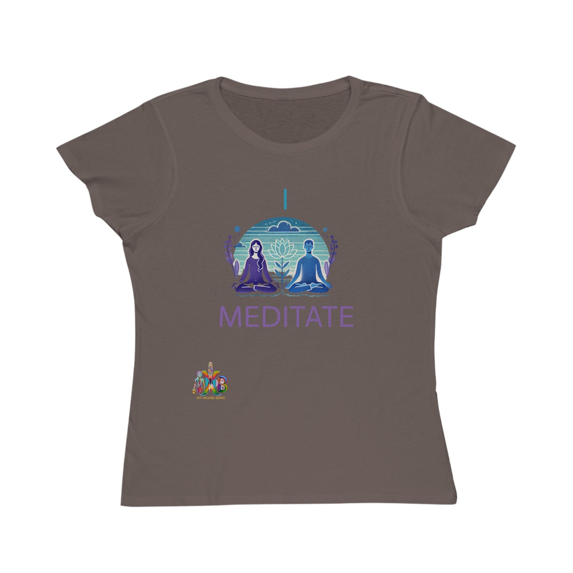 'I Meditate'_100% Organic Women's Classic T-Shirt - My Higher Being