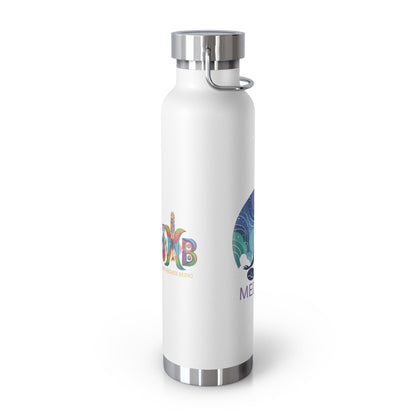 'I Meditate'_Copper Vacuum Insulated Bottle, 22oz - My Higher Being