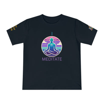 'I Meditate' (MHB EDITION)_100% Organic Cotton T-Shirt - My Higher Being