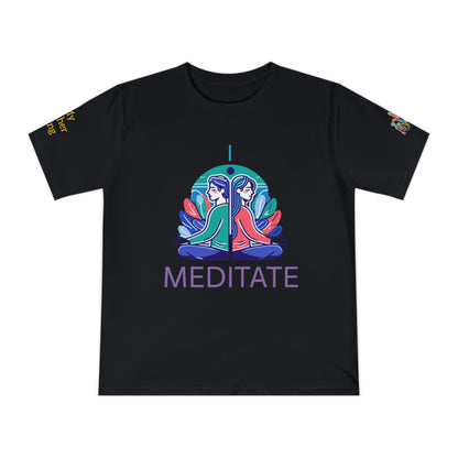 'I Meditate' (MHB EDITION)_100% Organic Cotton T-Shirt - My Higher Being