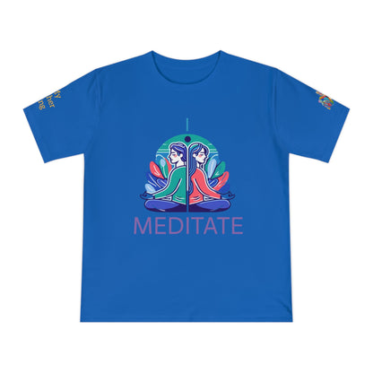 'I Meditate' (MHB EDITION)_100% Organic Cotton T-Shirt - My Higher Being