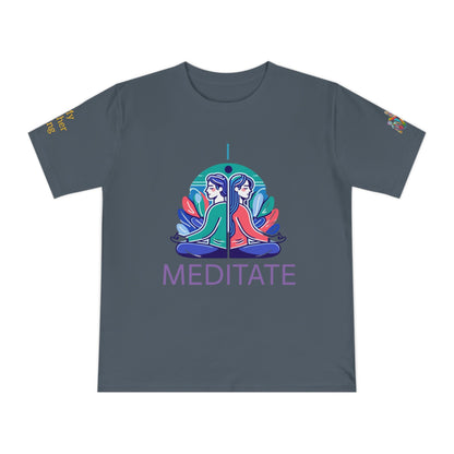 'I Meditate' (MHB EDITION)_100% Organic Cotton T-Shirt - My Higher Being