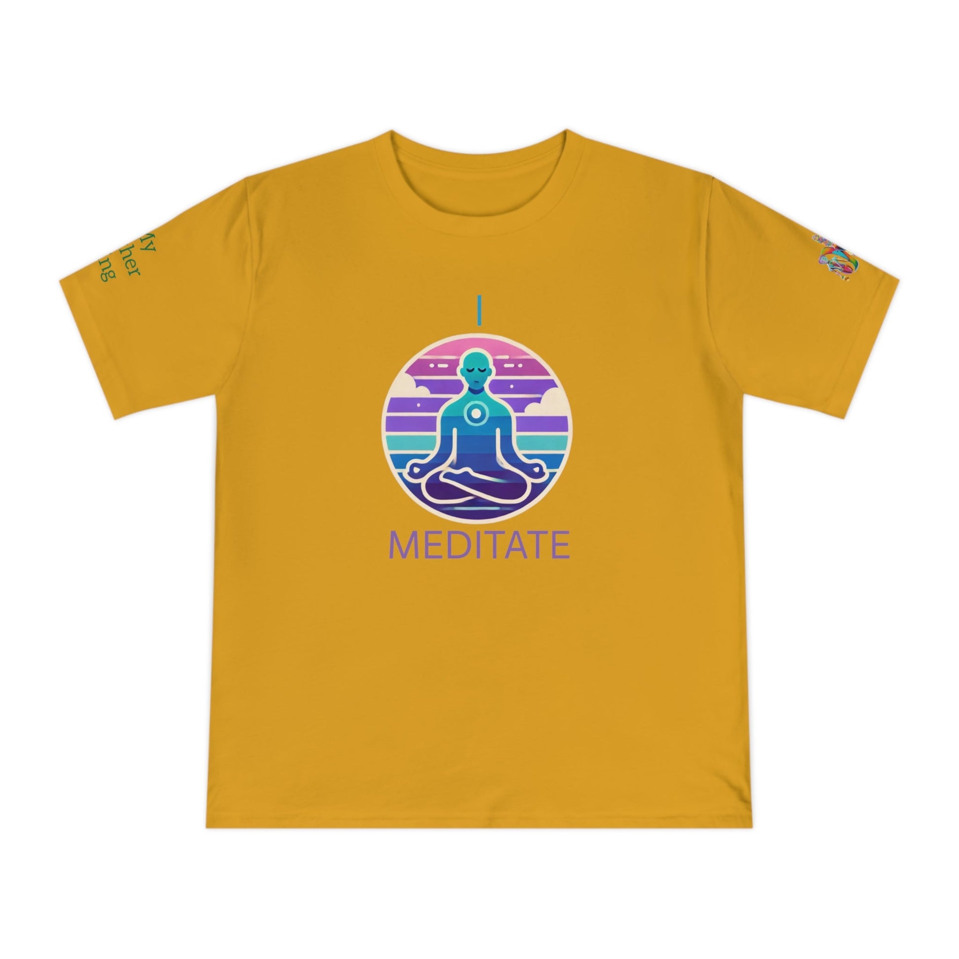 'I Meditate' (MHB EDITION)_100% Organic Cotton T-Shirt - My Higher Being