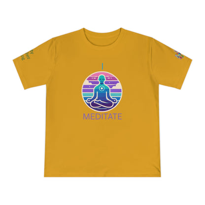 'I Meditate' (MHB EDITION)_100% Organic Cotton T-Shirt - My Higher Being