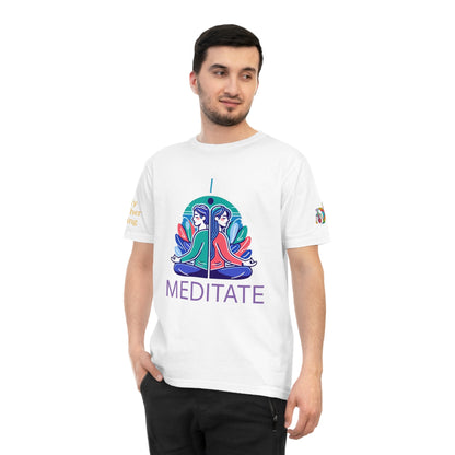 'I Meditate' (MHB EDITION)_100% Organic Cotton T-Shirt - My Higher Being