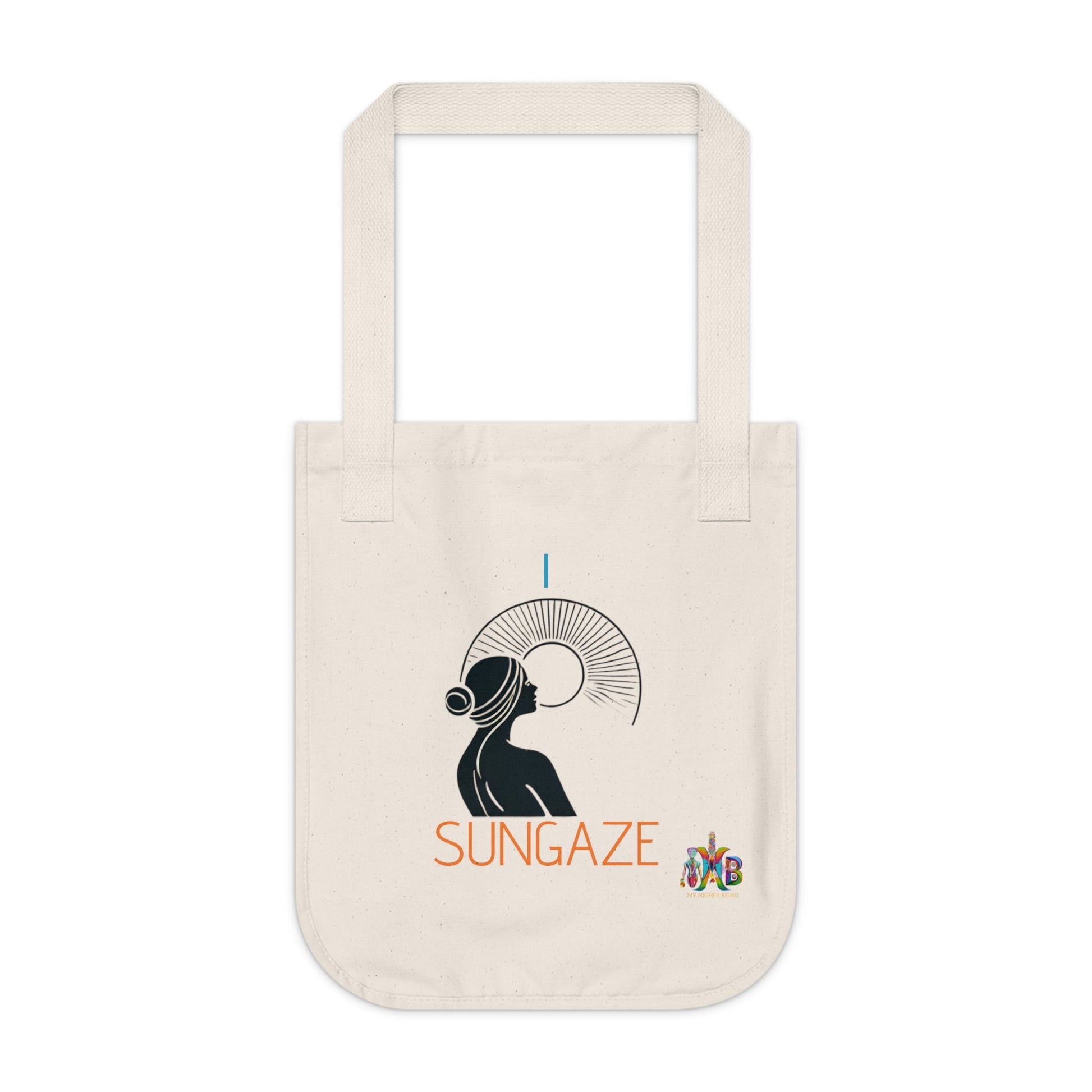 'I Sungaze'_100% Organic Cotton Canvas Tote Bag - My Higher Being