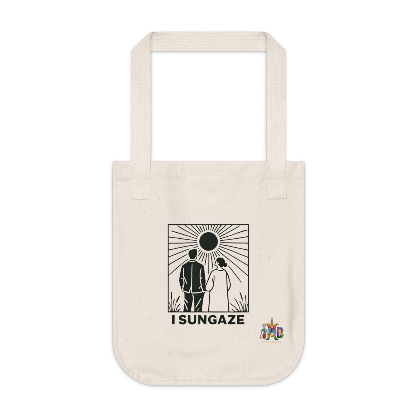 'I Sungaze'_100% Organic Cotton Canvas Tote Bag - My Higher Being