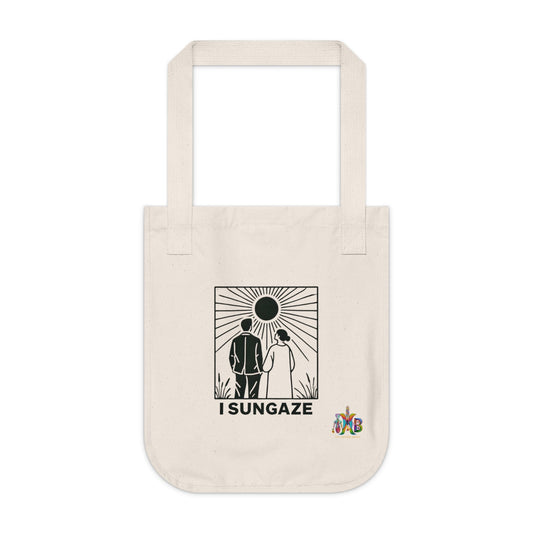 'I Sungaze'_100% Organic Cotton Canvas Tote Bag - My Higher Being