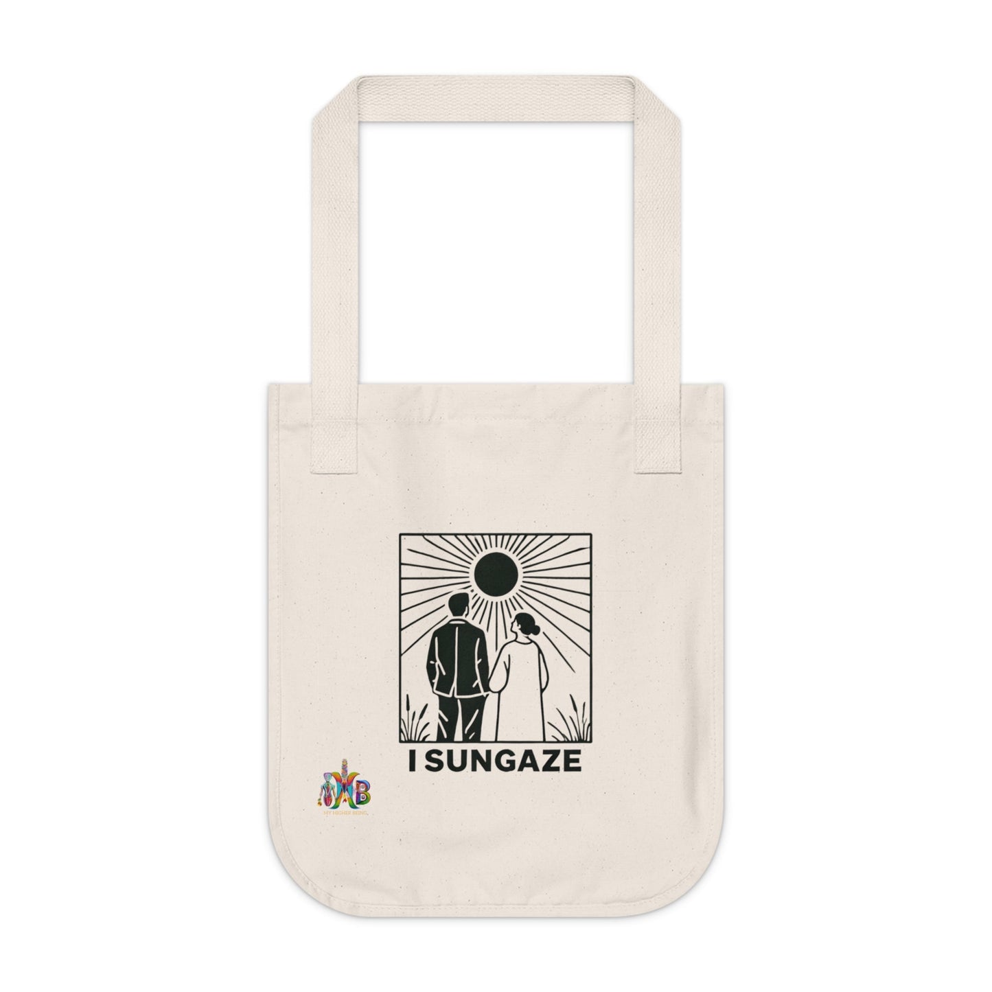 'I Sungaze'_100% Organic Cotton Canvas Tote Bag - My Higher Being