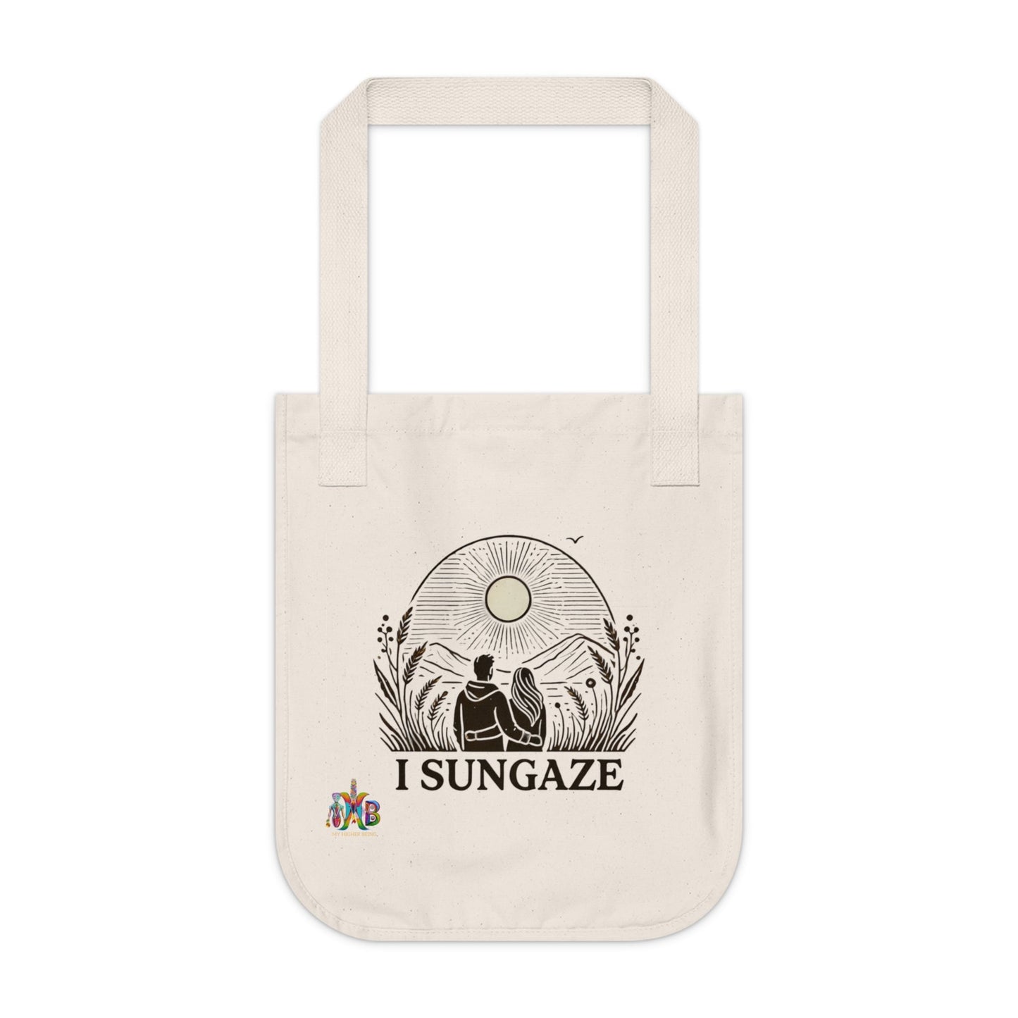 'I Sungaze'_100% Organic Cotton Canvas Tote Bag - My Higher Being