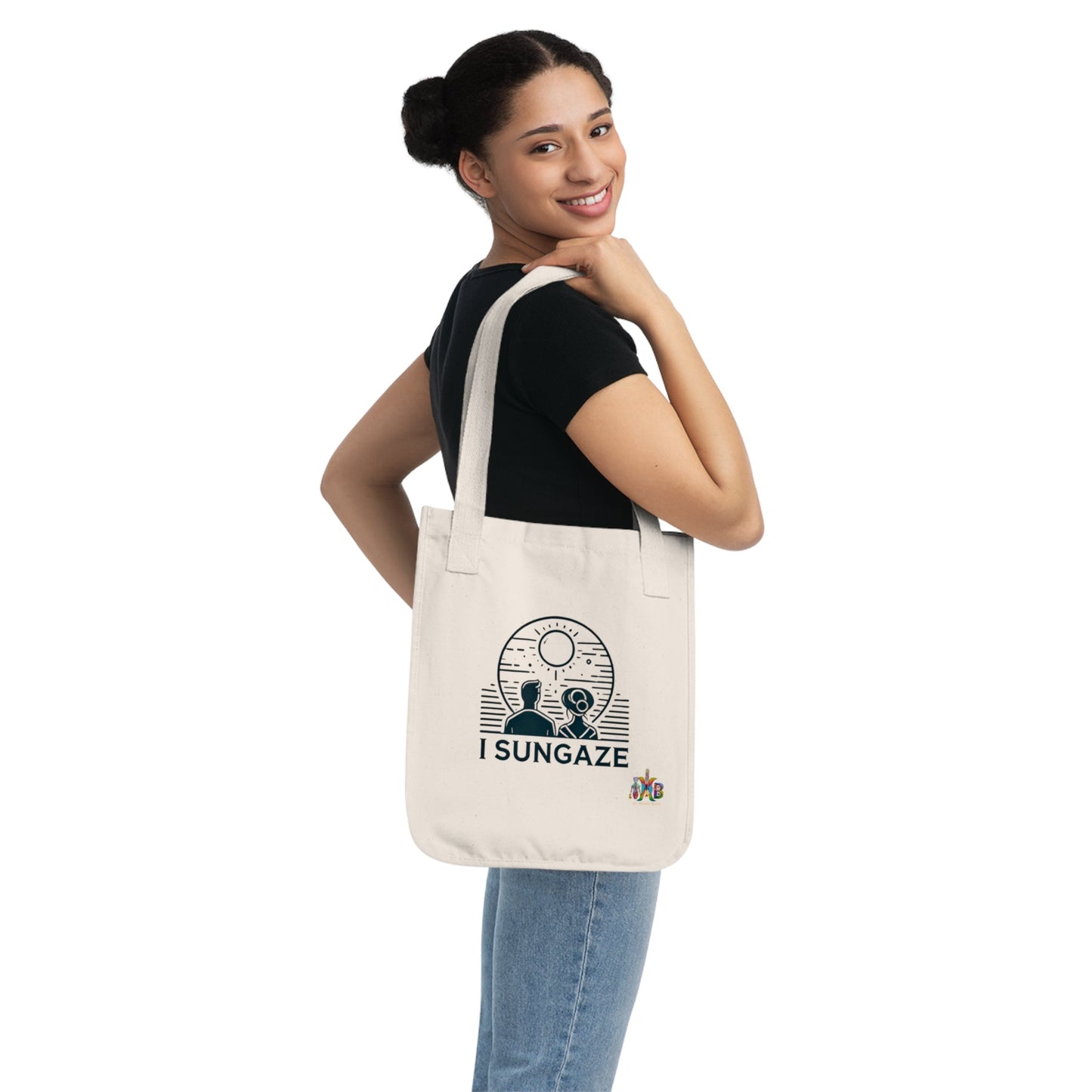 'I Sungaze'_100% Organic Cotton Canvas Tote Bag - My Higher Being