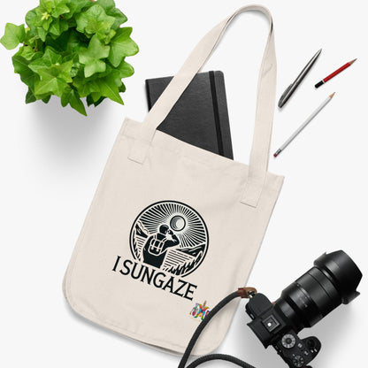 'I Sungaze'_100% Organic Cotton Canvas Tote Bag - My Higher Being