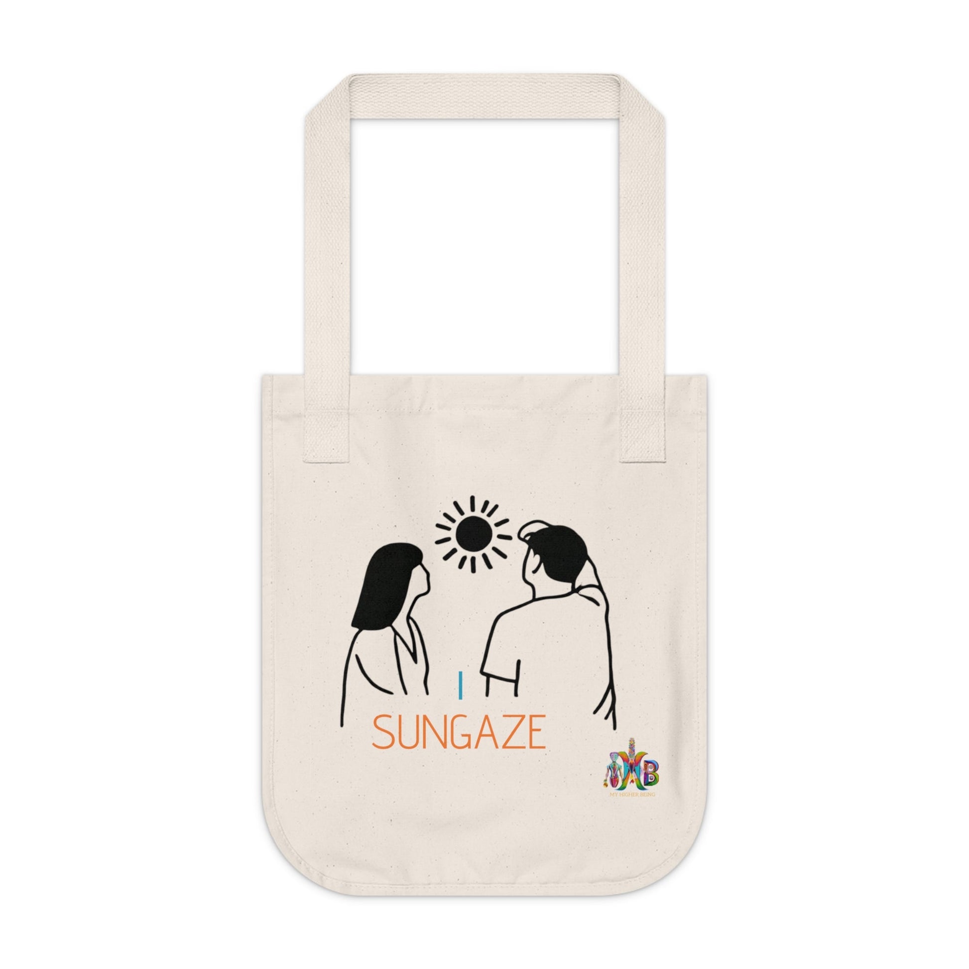 'I Sungaze'_100% Organic Cotton Canvas Tote Bag - My Higher Being