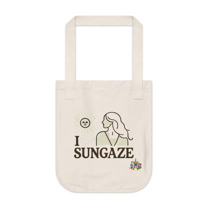 'I Sungaze'_100% Organic Cotton Canvas Tote Bag - My Higher Being