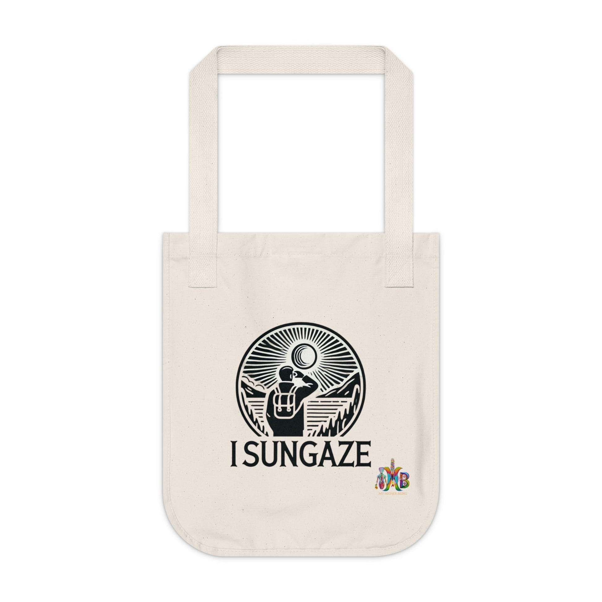 'I Sungaze'_100% Organic Cotton Canvas Tote Bag - My Higher Being